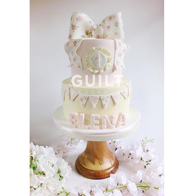 Sweet Elena's 1st - Cake by Guilt Desserts