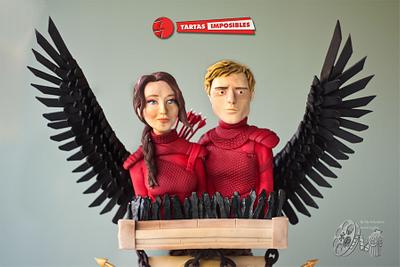The Hunger Games (Be My Valentine! movie nights collab) - Cake by Tartas Imposibles