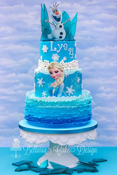 Frozen - Cake by Bellaria Cake Design 