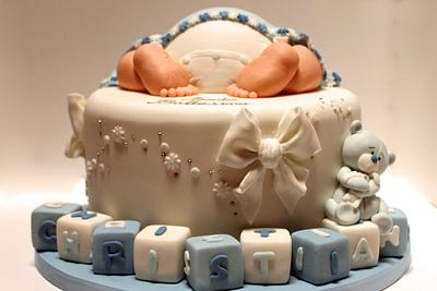 Christian's Christening cake - Cake by Estrele Cakes 