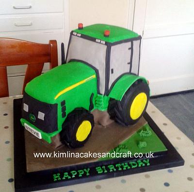 Tractor cake - Cake by kimlinacakesandcraft