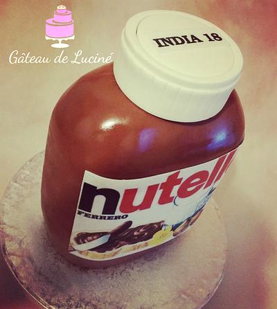 Nutella bottle  - Cake by Gâteau de Luciné