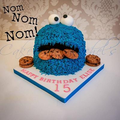 Cookie Monster - Cake by CakesAtRachels