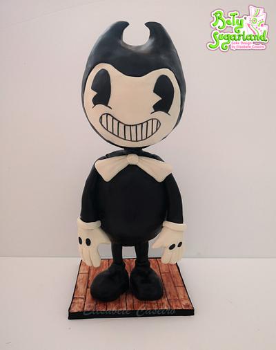 Bendy & the Ink Machine - Cake by Bety'Sugarland by Elisabete Caseiro 
