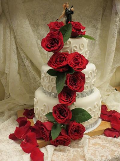 Mr. and Mrs. Smith Wedding cake - Cake by tunata