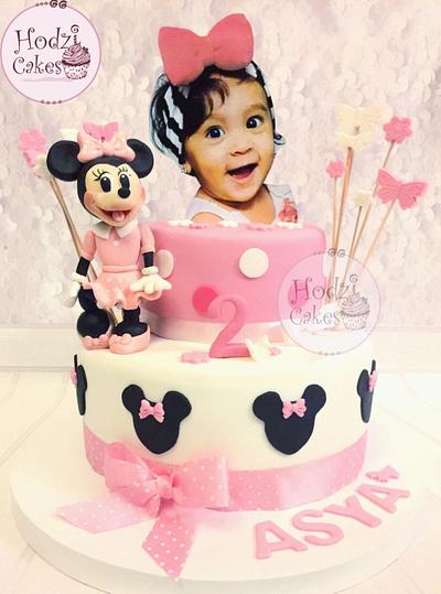 Minnie Mouse Cake💗🎀 - Cake by Hend Taha-HODZI CAKES