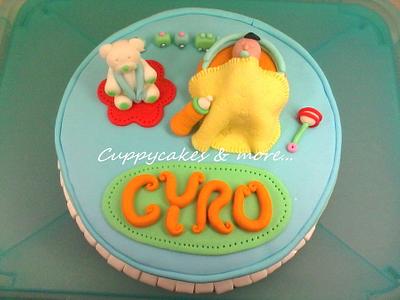Another sleeping baby cake - Cake by dianne