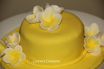 Frangipani Cake - Cake by Corene