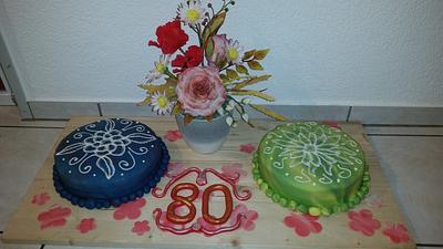 80`Anniversary Cake.... - Cake by Weys Cakes