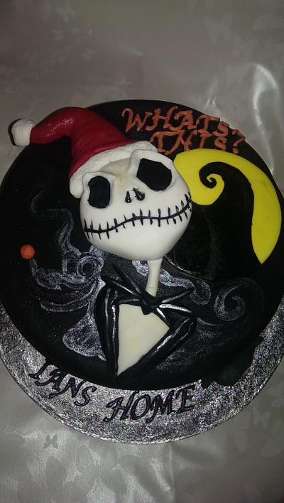 nightmare before christmas welcome home - Cake by Red Alley Cakes (Alison Rankin)
