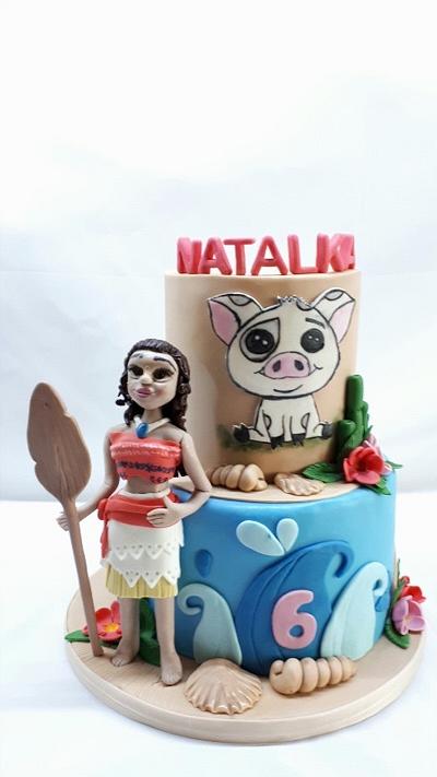 vaiana - Cake by Kaliss