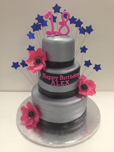 Sparkly 18th Birthday Cake - Cake by Ali Davis