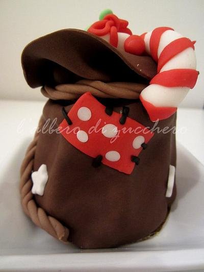Christmas mini..sacks - Cake by L'albero di zucchero