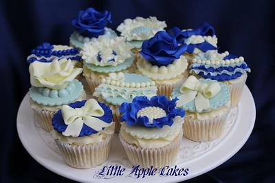 Midnight Blue Cupcake Collection - Cake by Little Apple Cakes