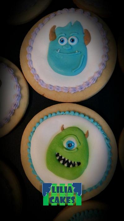 Monster Inc. Cookies  - Cake by LiliaCakes