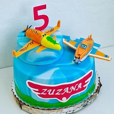 Dusty planes - Cake by Gines