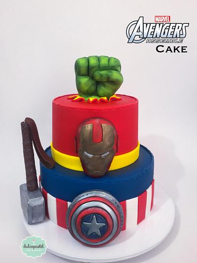 Torta Avengers Medellín - Cake by Dulcepastel.com