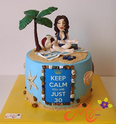 Keep calm you are just 30 ;) - Cake by Maya Suna