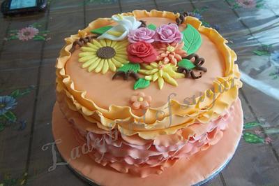 Torta compleanno - Cake by Ladybirdofsugar