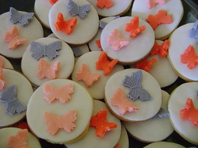 Butterfly cookies - Cake by Dora Th.