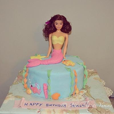 The Little Mermaid!! - Cake by All Things Yummy