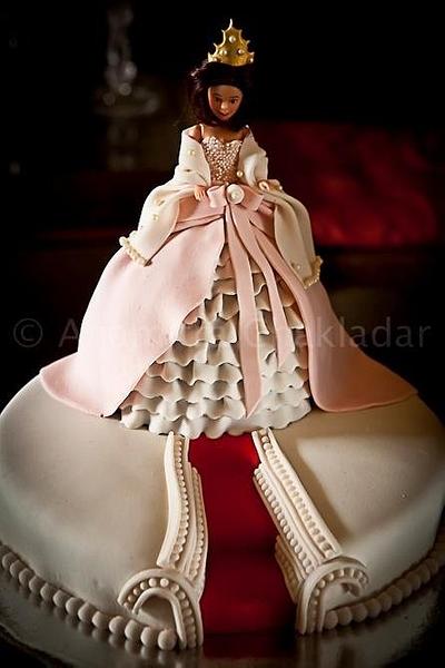 Princess and the tea party - Cake by The Hot Pink Cake Studio by Ipshita