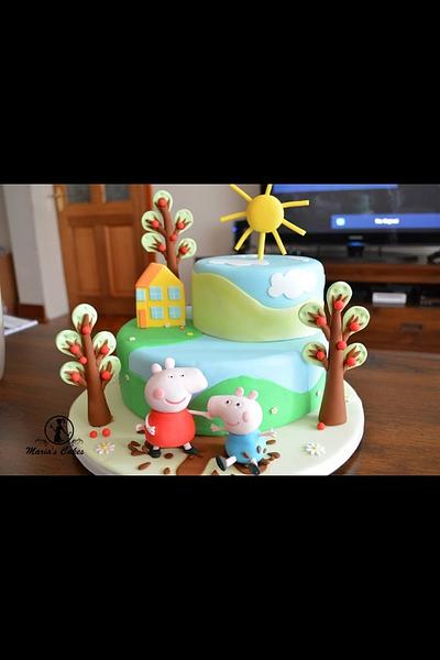 Peppa pig birthday cake - Cake by Marias-cakes