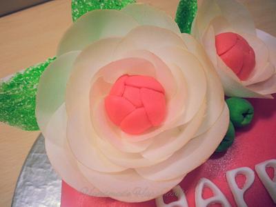 Wafer paper love..!! - Cake by Handmade Happiness