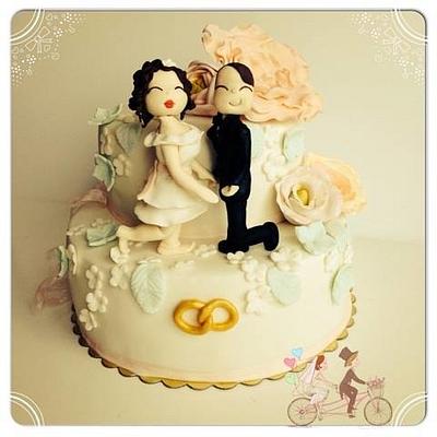Engagement cake... - Cake by Tatlı Dünyalar by Vildan Özkara