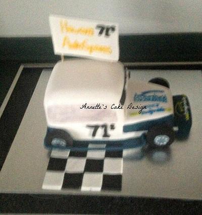Stockcar cake - Cake by AnnettesCakes
