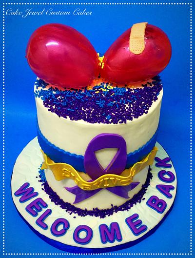 Cancer Survivor Cake - Cake by Cake Jewel Custom Cakes