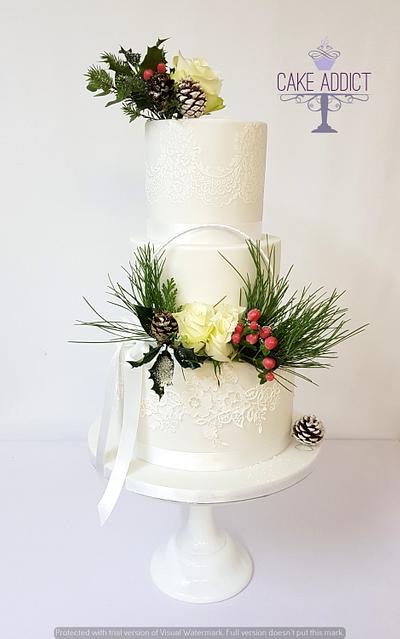 Winter wedding cake - Cake by Cake Addict