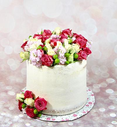 Floral cake - Cake by soods