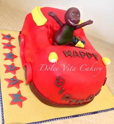 Barney in Car - Cake by Dolce Vita Cakery