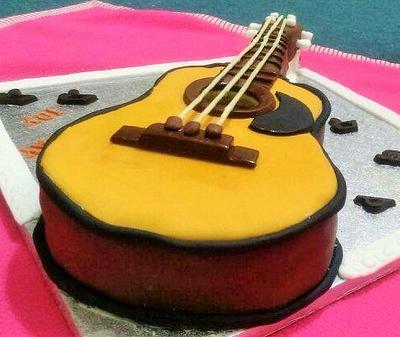 Guitar cake - Cake by sarika hirave