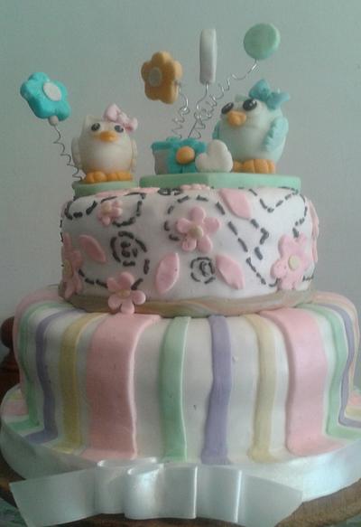 owls cake  - Cake by Dulciriela -Gisela Gañan