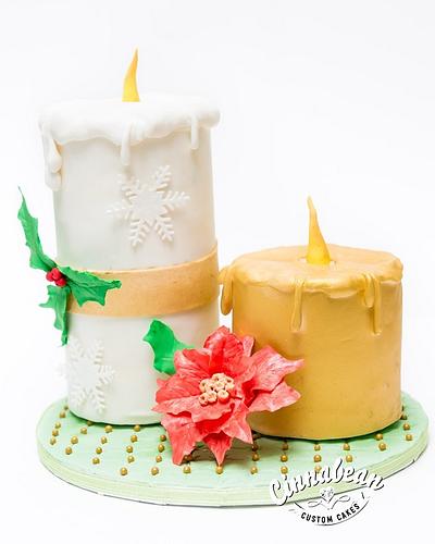 Christmas Candle Cake - Cake by Dkn1973