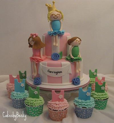 Ballerina Birthday - Cake by Becky Pendergraft