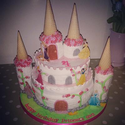 Fairy Tale Castle Cake - Cake by Rebecca Owen