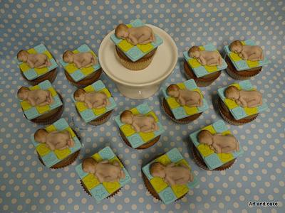 Babyshower cupcakes - Cake by marja