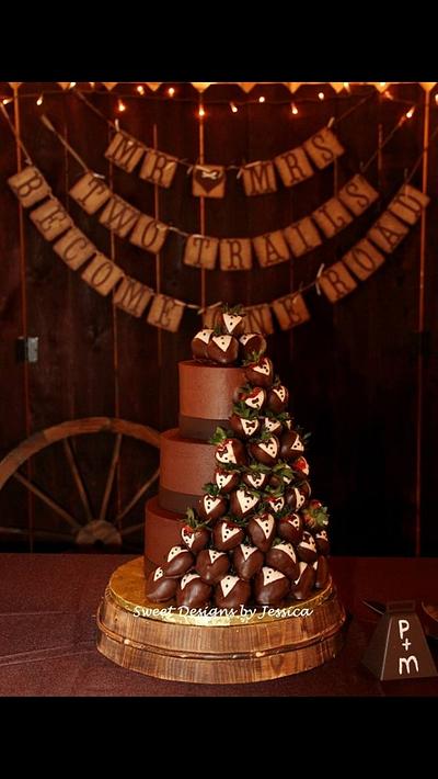 Anderson wedding - Cake by SweetdesignsbyJesica