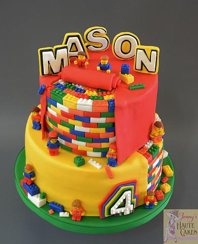 Lego Birthday Cake - Cake by Jenny Kennedy Jenny's Haute Cakes