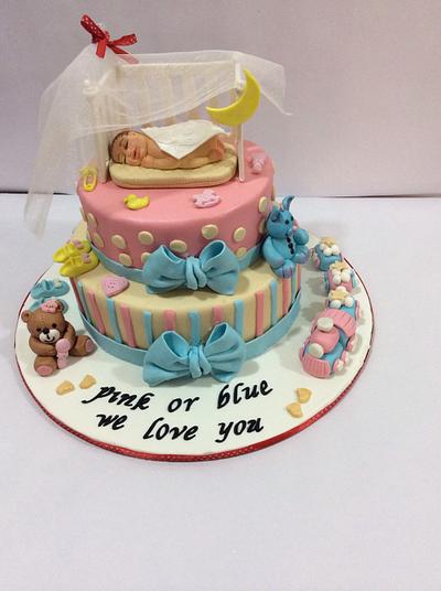 Baby Shower Cake - Cake by Signature Cake By Shweta