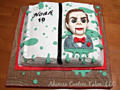 Ventriloquist Doll in Book  - Cake by Ahimsa