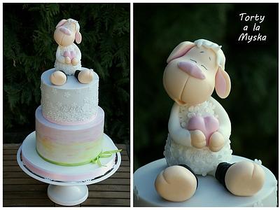 sheep - Cake by Myska