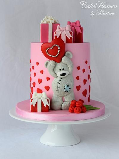 The greatest gift of all .... - Valentne's Day Cake - Cake by CakeHeaven by Marlene