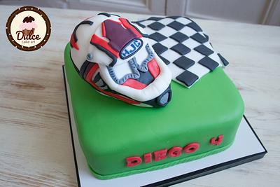 Motocross Cake - Cake by Dulce Cake Art