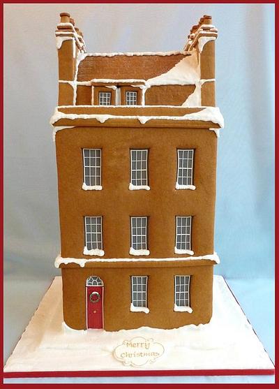 Gingerbread Town House - Cake by Sandra Monger