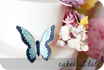 Birthday Cake - Spring theme - Cake by CakeArtLab