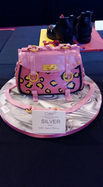 Silver at Cake International - Cake by Putty Cakes